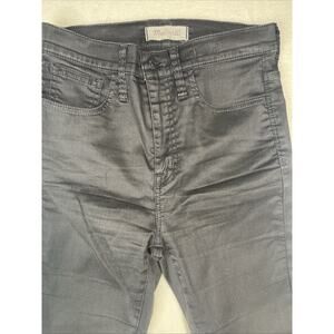 Madewell Jeans Women's Sz 26 Black Denim High Rise Ankle Skinny Stretch